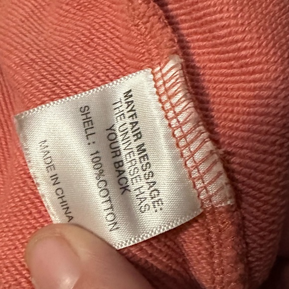 Mayfair the Label Self Love Club Jogger Sweatpants Pink Terry Size S - Picture 5 of 6